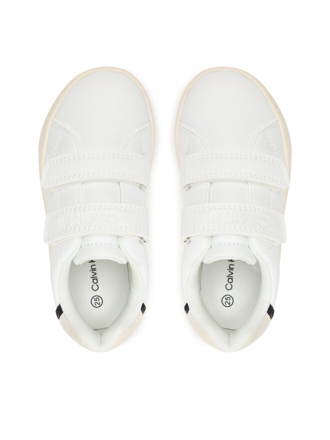 Calvin Klein Sneakers Calvin Klein Low Cut Velcro Sneaker V1X9-83440-1355 M Weiß