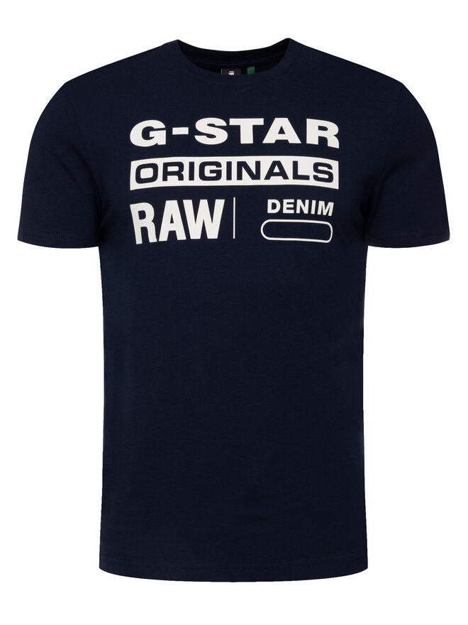 G-Star Raw G-Star Raw Póló D14143-336-6067 Sötétkék Regular Fit