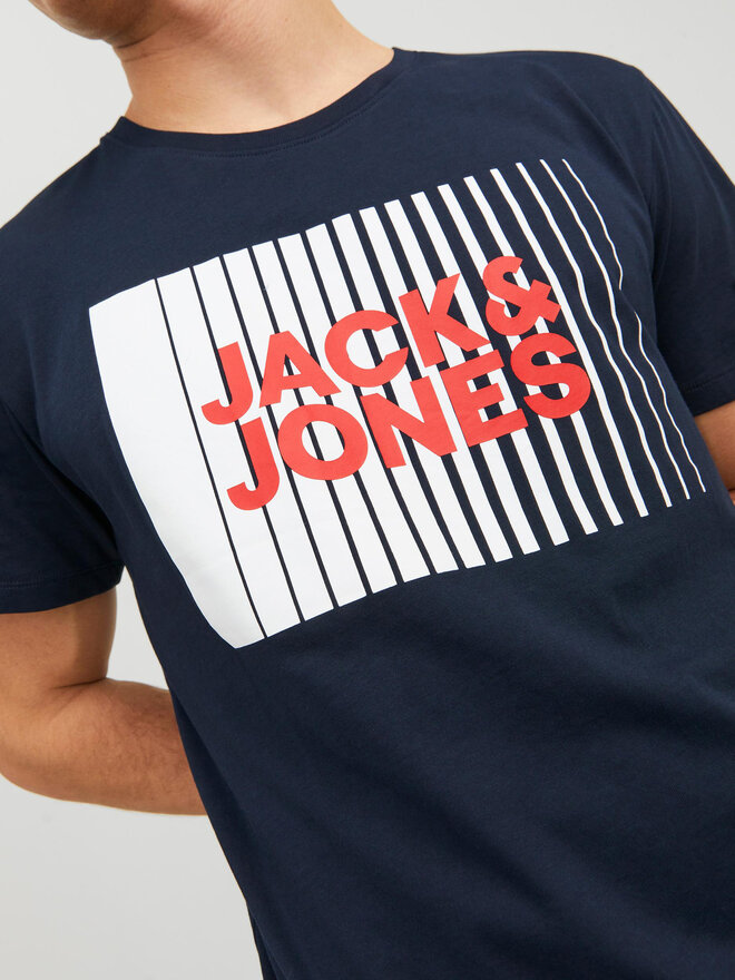 Jack&Jones Jack&Jones T-Shirt Corp 12233999 Dunkelblau Standard Fit