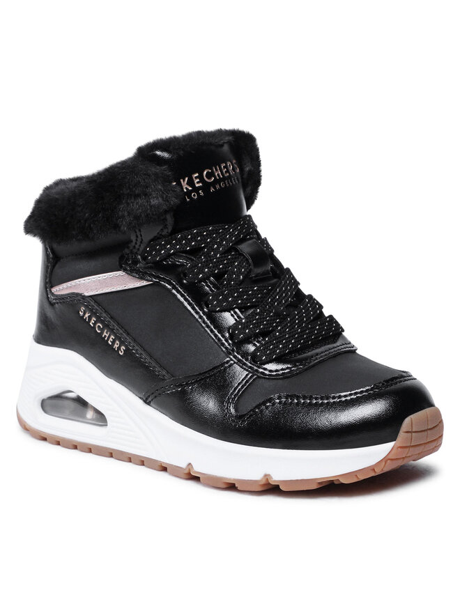 Skechers Sportcipők Skechers Uno Cozy On Air 310518L/BKRG Fekete