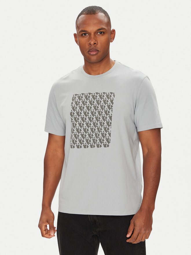 Calvin Klein Jeans Calvin Klein Jeans Camiseta Macro Aop LV04RC841G Gris Regular Fit