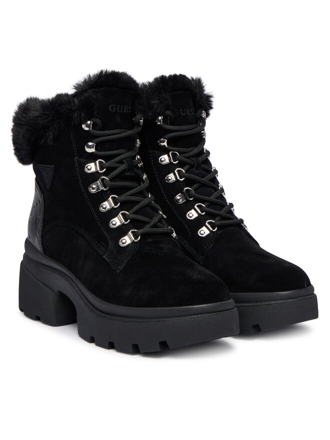 Guess Schnürschuhe Guess FLFYRL SUE10 Schwarz