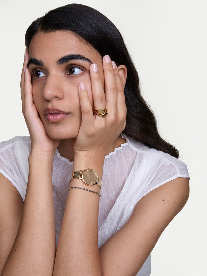 Daniel Wellington Hodinky Daniel Wellington Petite Reflection 28 DW00100797 Zlatá