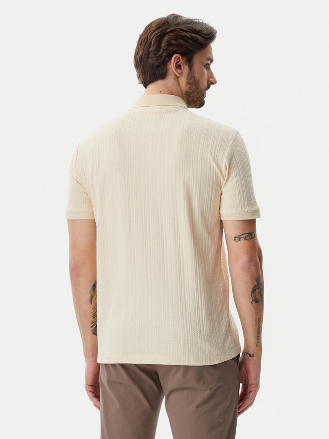 Selected Homme Selected Homme Poloshirt 16094575 Beige Regular Fit