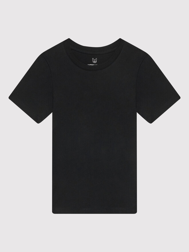Jack&Jones Junior Jack&Jones Junior Marškinėliai Basic Tee Juoda Regular Fit
