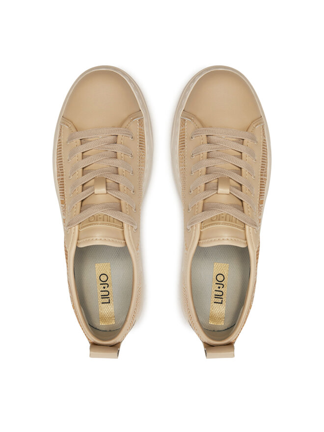 Liu Jo Sneakersy Liu Jo Cleo BF4031 P0102 Béžová