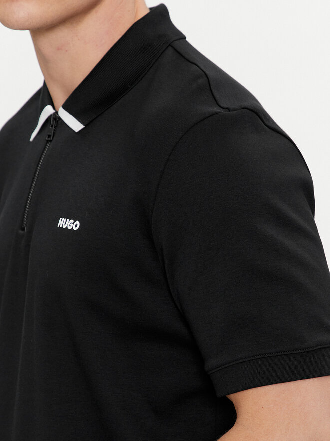 HUGO Hugo Polo Dalomino 50511721 Μαύρο Regular Fit