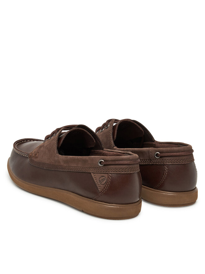 Clarks Mokasíny Clarks Bratton Boat 26181271 Hnědá