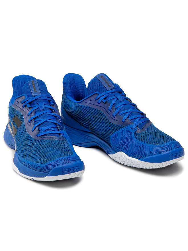 Scarpe Da Tennis Babolat Jet Tere 2 Uomo - Ultraleggere Per Tutte Le Superfici Blu/Bianco Taglia 46 - Foto 7