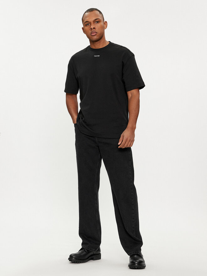 Calvin Klein Calvin Klein Футболка Nano Logo K10K112487 Чорний Regular Fit