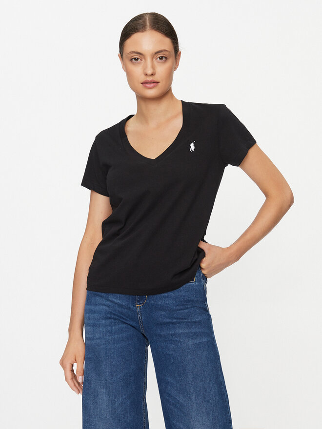 Polo Ralph Lauren Polo Ralph Lauren T-Shirt 211902403003 Μαύρο Regular Fit