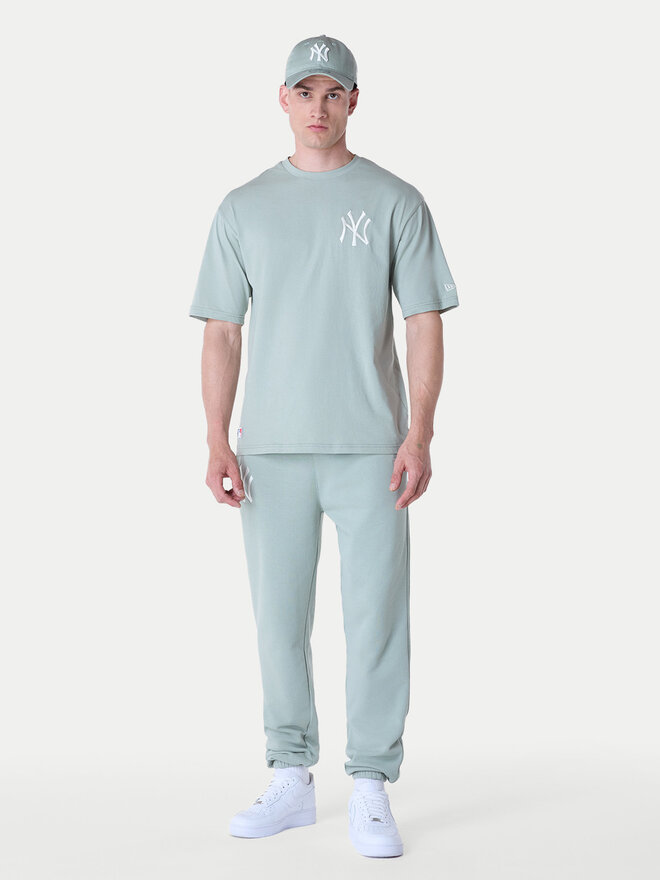 New Era New Era Marškinėliai New York Yankees MLB League Essential Pastel 60596180 Žalia Regular Fit