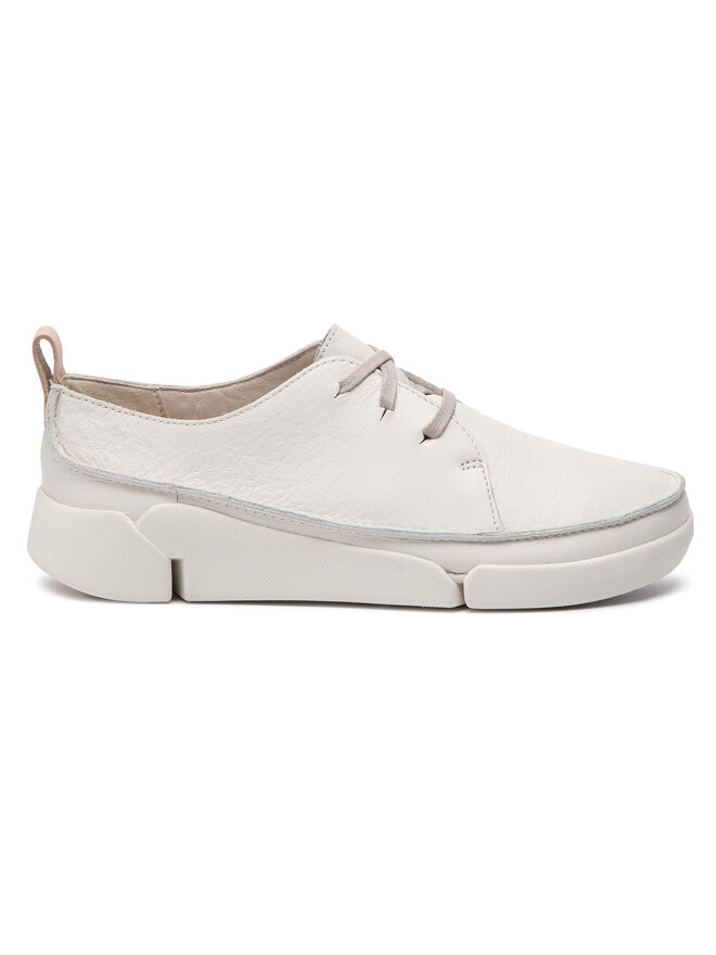 Clarks Туфлі Clarks Tri Clara 261385694 Білий