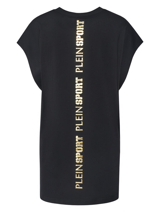 Plein Sport Plein Sport Майка PAEC MTK8319 STE001N Чорний Regular Fit