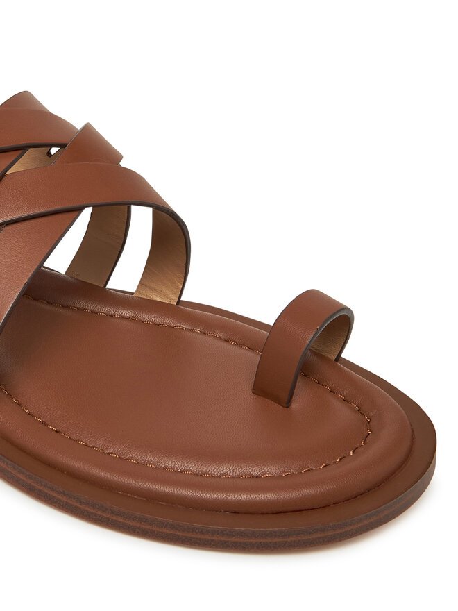 MICHAEL Michael Kors Čības uz pirksta MICHAEL Michael Kors Nora 40S5NOFS1L Brūns