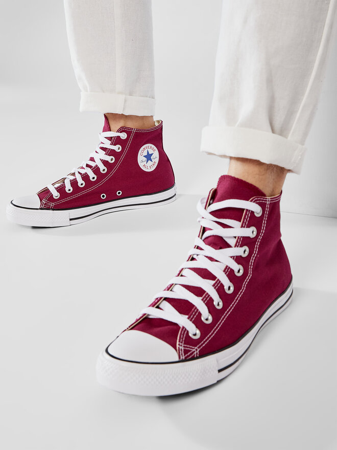 Converse Scarpe da ginnastica Converse All Star Hi Maroon M9613 Bordeaux