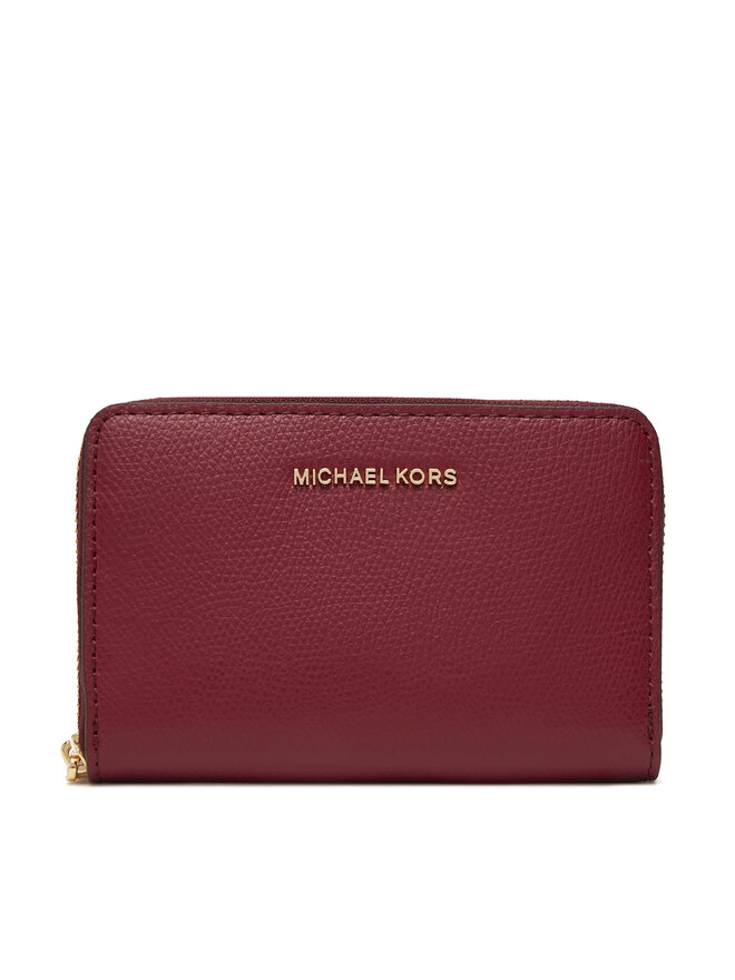 MICHAEL Michael Kors Kleine Damen Geldbörse MICHAEL Michael Kors Jet Set Small Leather 32F4GJ6D0L Dunkelrot