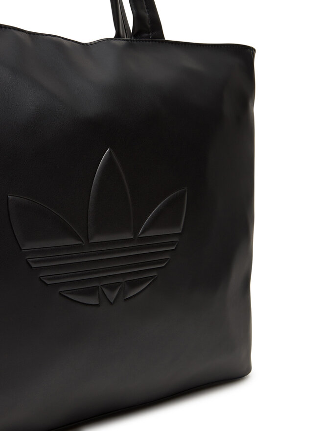 adidas Сумка adidas Polyurethane Shopper Outline Trefoil JC6000 Чорний