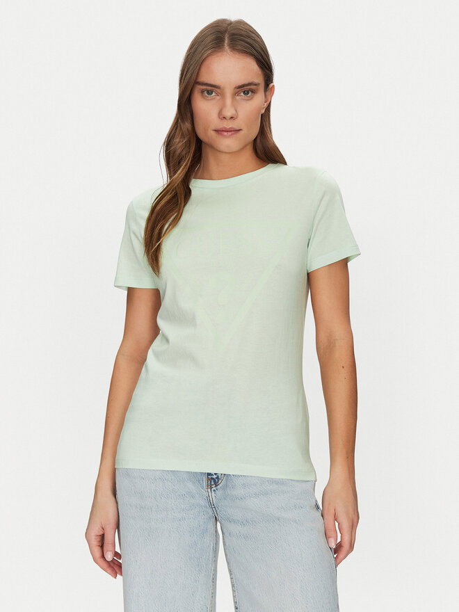 Guess Guess Футболка V2YI07 K8HM0 Зелений Regular Fit