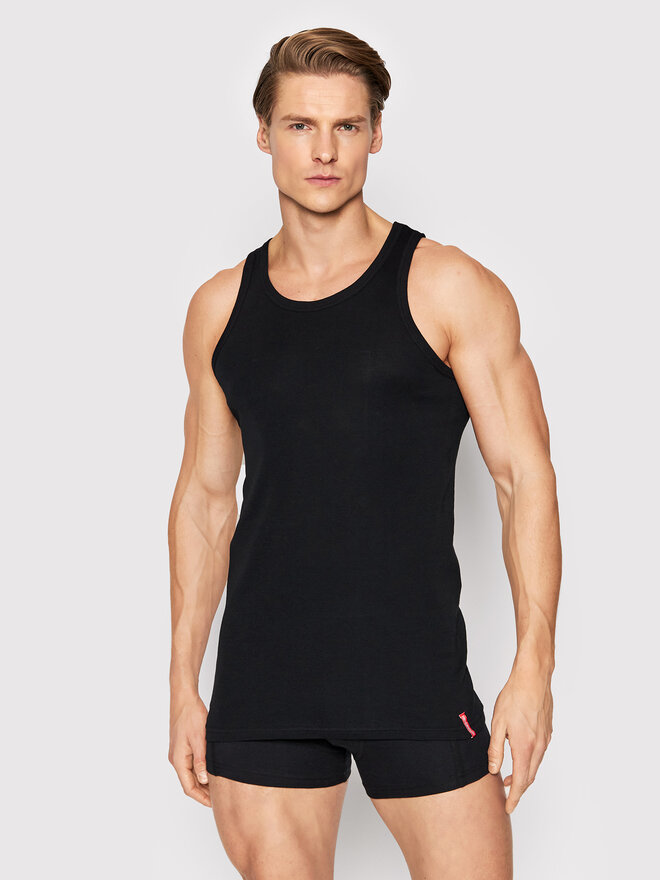 Henderson Henderson Φανέλα 1480 Μαύρο Regular Fit
