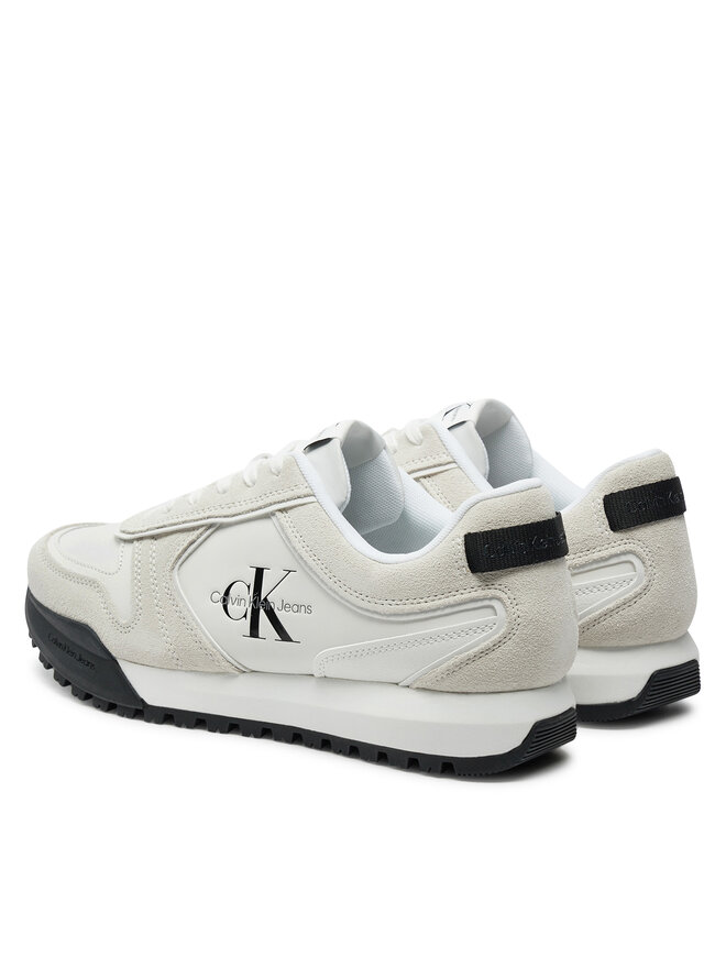 Calvin Klein Jeans Sneakersy Calvin Klein Jeans Toothy Runner Irregular Lines YM0YM00624 Bílá