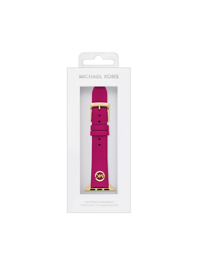 Michael Kors Vyměnitelný pásek do hodinek Apple Watch Michael Kors MKS8061E Růžová