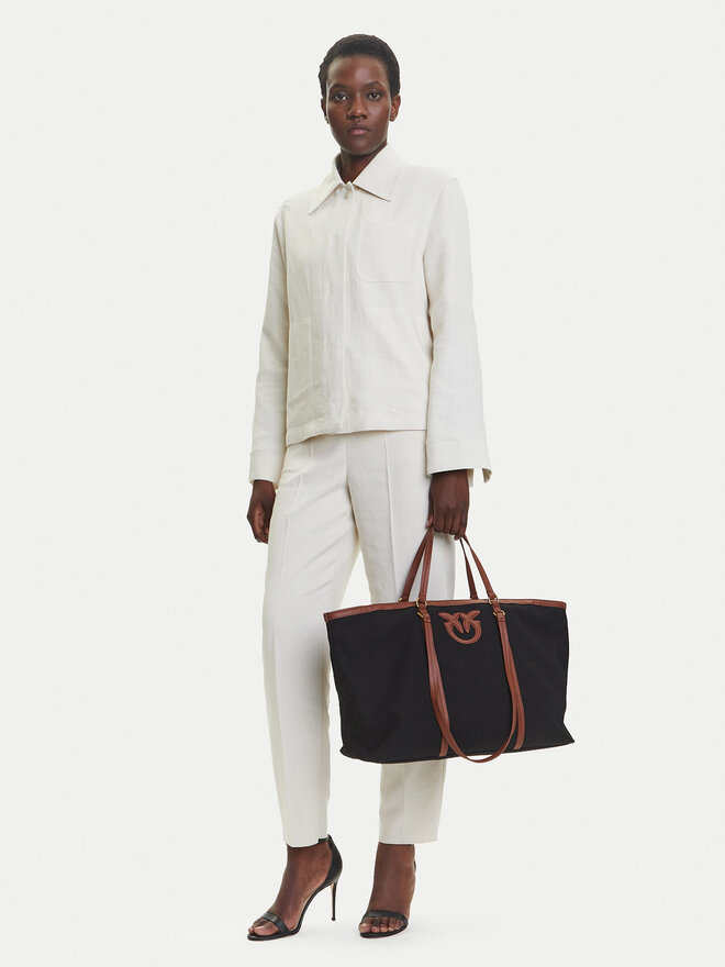PINKO Torebka PINKO Miranda Shopper Extra PE 25 PLTT 104715 A2G2 Czarny
