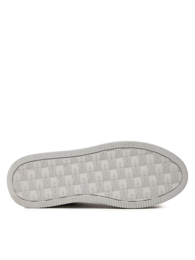 Calvin Klein Jeans Сникърси Calvin Klein Jeans Bold Platf Low Lace Lth Ml Mtl YW0YW01464 Черен