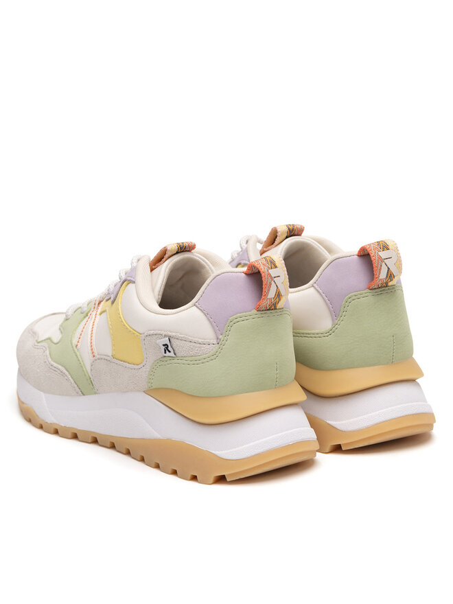 Rieker Revolution Lifestyle Sneakersy Rieker Revolution Lifestyle W2501-81 Beżowy