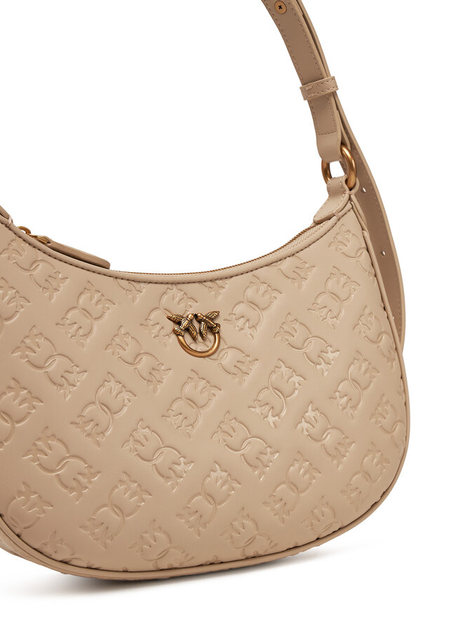 PINKO Ročna torba PINKO Half Moon Mini Fl PE 25 PLTT 102790 A1YB Bež