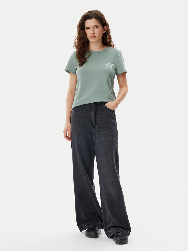 Gap Gap Marškinėliai 723653-04 Žalia Regular Fit