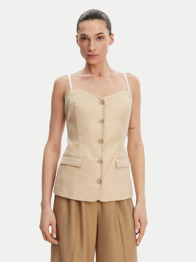 Guess Guess Top W5GH0L WH5L2 Beis Regular Fit