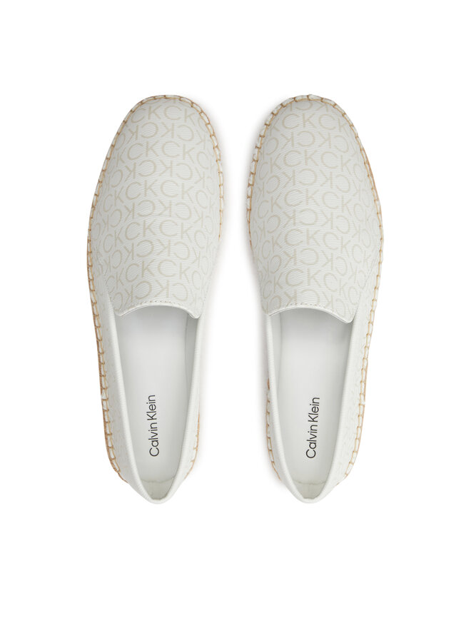 Calvin Klein Espadrilles Calvin Klein Espadrille Epi Mono HW0HW01917 Weiß