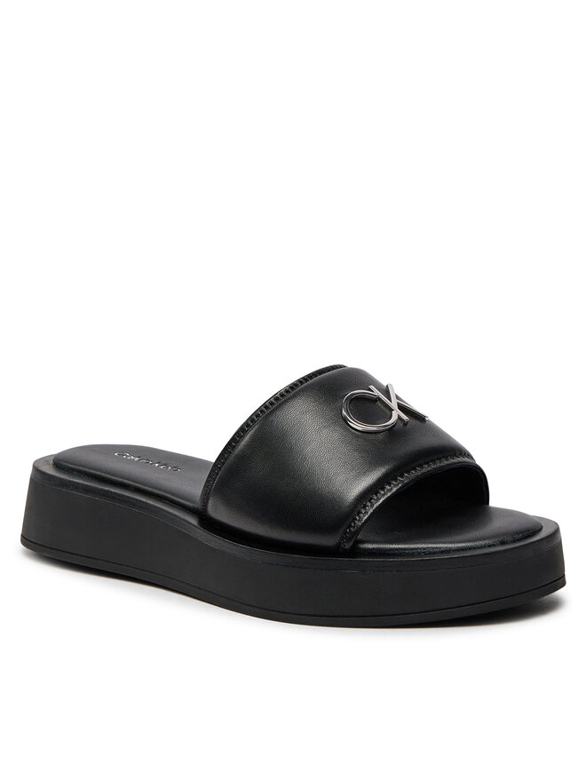 Calvin Klein Šľapky Calvin Klein Flatform Slide Relock Lth HW0HW02049 Čierna