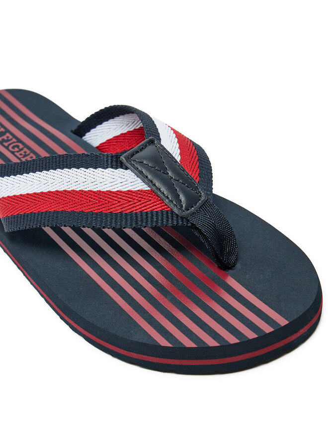 Japonki Tommy Hilfiger FM0FM05236 Granatowy | eobuwie.com.pl