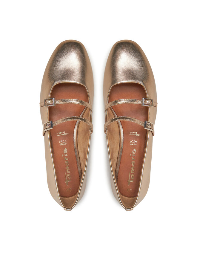 Tamaris Baleriny Tamaris 1-22142-44 Złoty