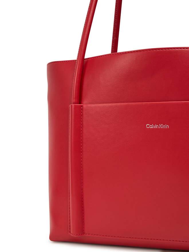 Calvin Klein Kabelka Calvin Klein Ck Linn Medium Shopper K60K613110 Červená