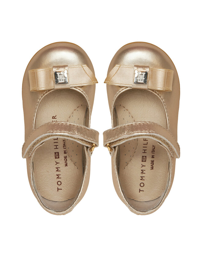 Tommy Hilfiger Μπαλαρίνες Tommy Hilfiger Ballerina T1A3-33927-0220 M Χρυσό