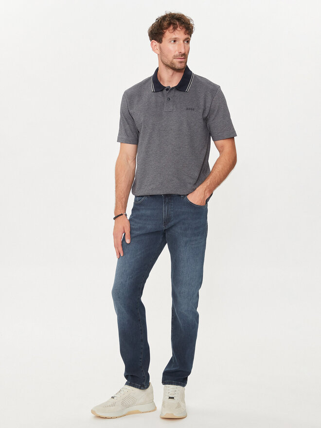 BOSS Boss Poloshirt Peoxfordnew 50507814 Dunkelblau Relaxed Fit