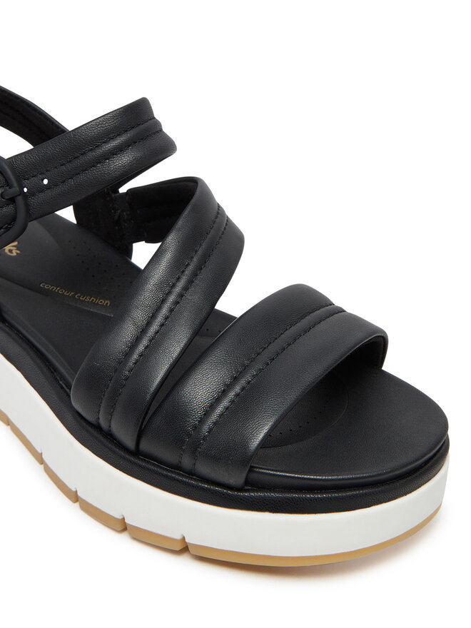 Clarks Basutės Clarks Tuscan Strap 26181473 Juoda