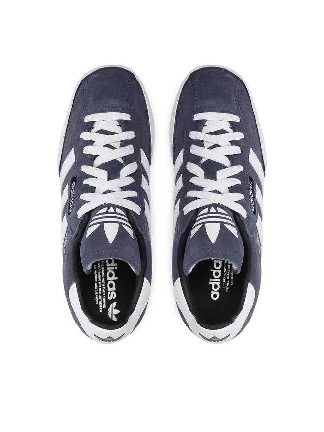 Adidas samba suede trainers navy clearance