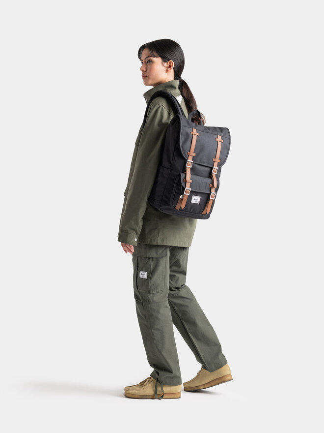 Herschel Hátizsák Herschel Herschel Little America™ Mid Backpack 11391-00001 Fekete