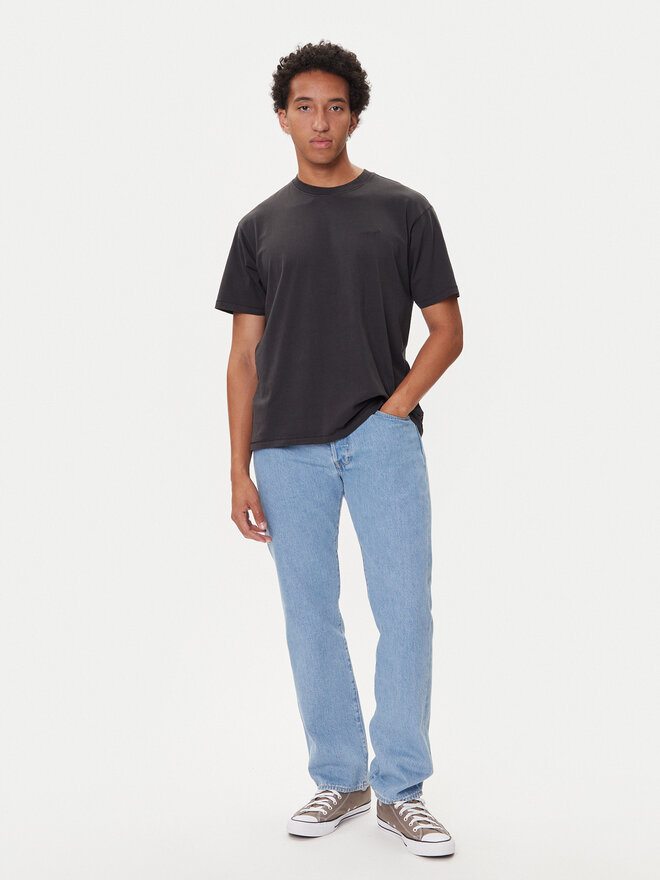 Levi's® Levi's® Marškinėliai Red Tab™ A0637-0001 Juoda Boxy Fit