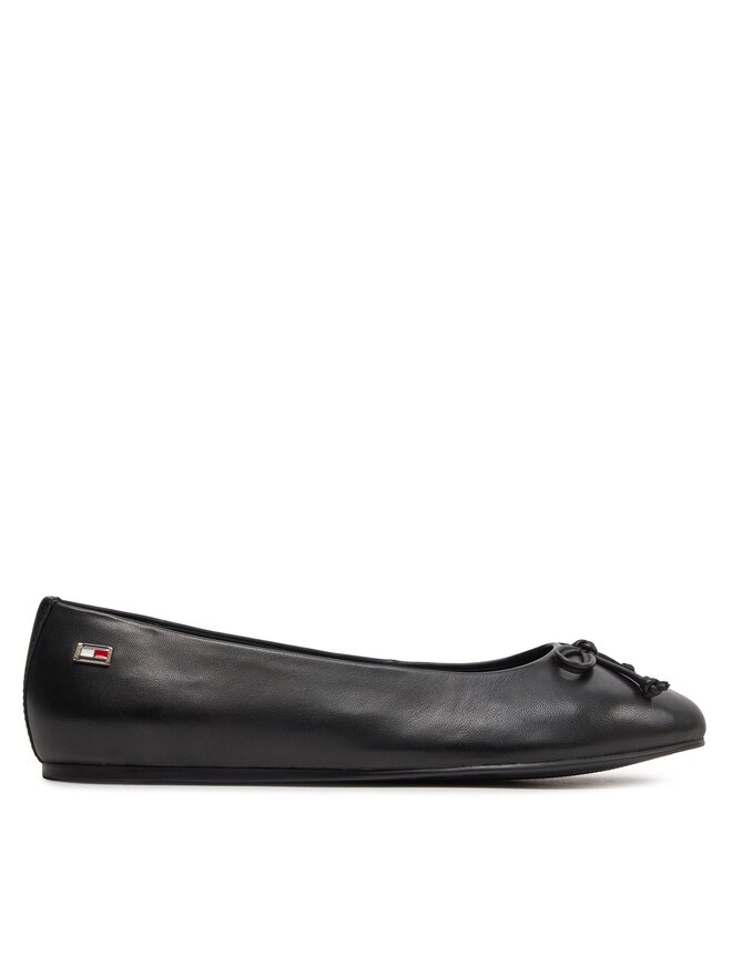 Tommy Hilfiger Balerīnas Tommy Hilfiger Essential Chic Ballerina FW0FW08059 Melns