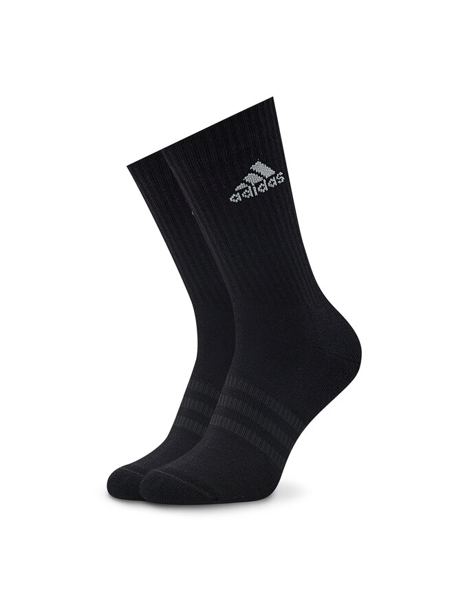 adidas Дълги чорапи unisex adidas Cushioned Crew Socks 3 Pairs IC1310 Черен