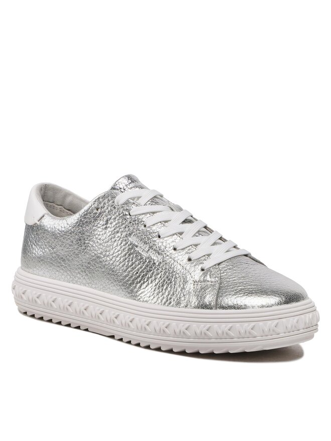 Sneakers MICHAEL Michael Kors Grove Lace Up 43F2GVFS8L Argento escarpe