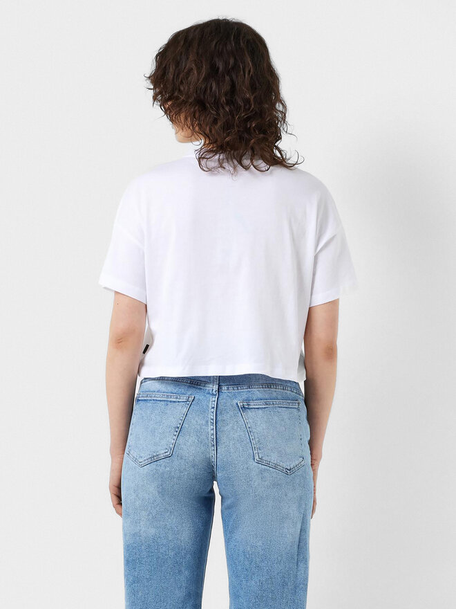 Noisy May Noisy May T-Shirt Alena 27023863 Weiß Cropped Fit