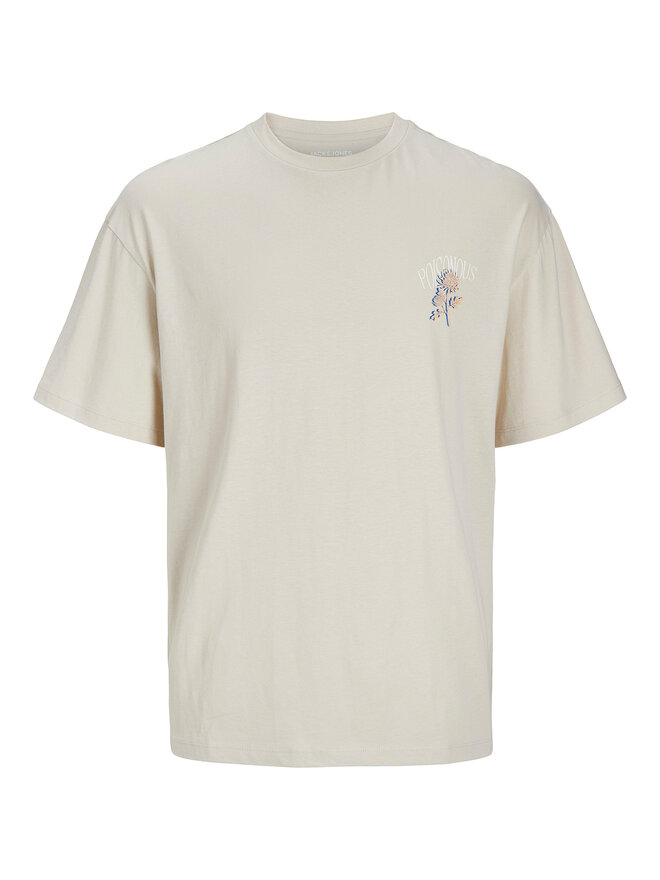 Jack&Jones Jack&Jones T-Shirt Charge 12269384 Beige Relaxed Fit
