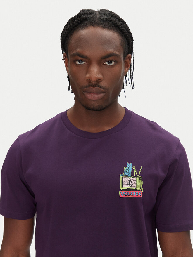 Volcom Volcom Футболка Catv A3512552 Фіолетовий Classic Fit