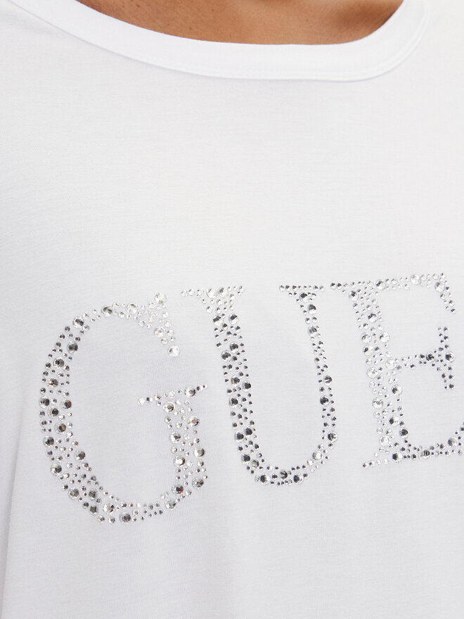Guess Guess T-Shirt E5GI07 K68D2 Weiß Regular Fit